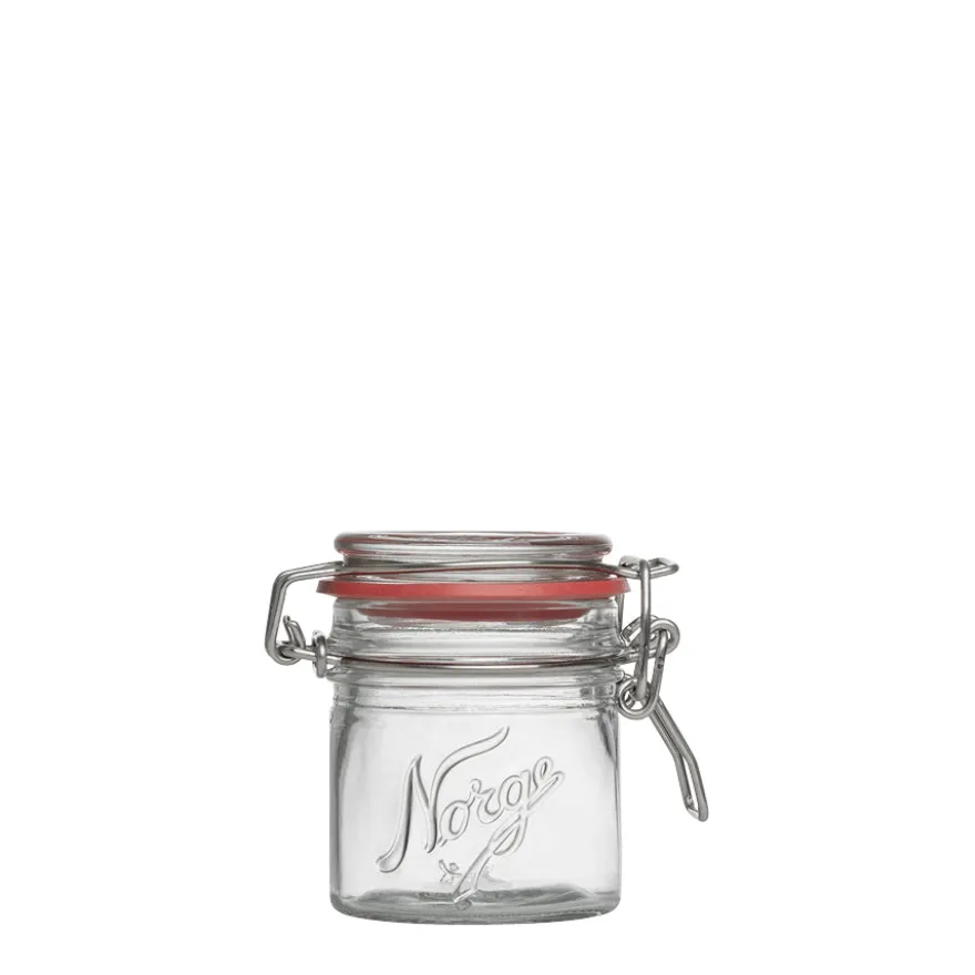 NORGESGLASSET OPPBEVARINGSGLASS 0,1L HENGSLET LOKK