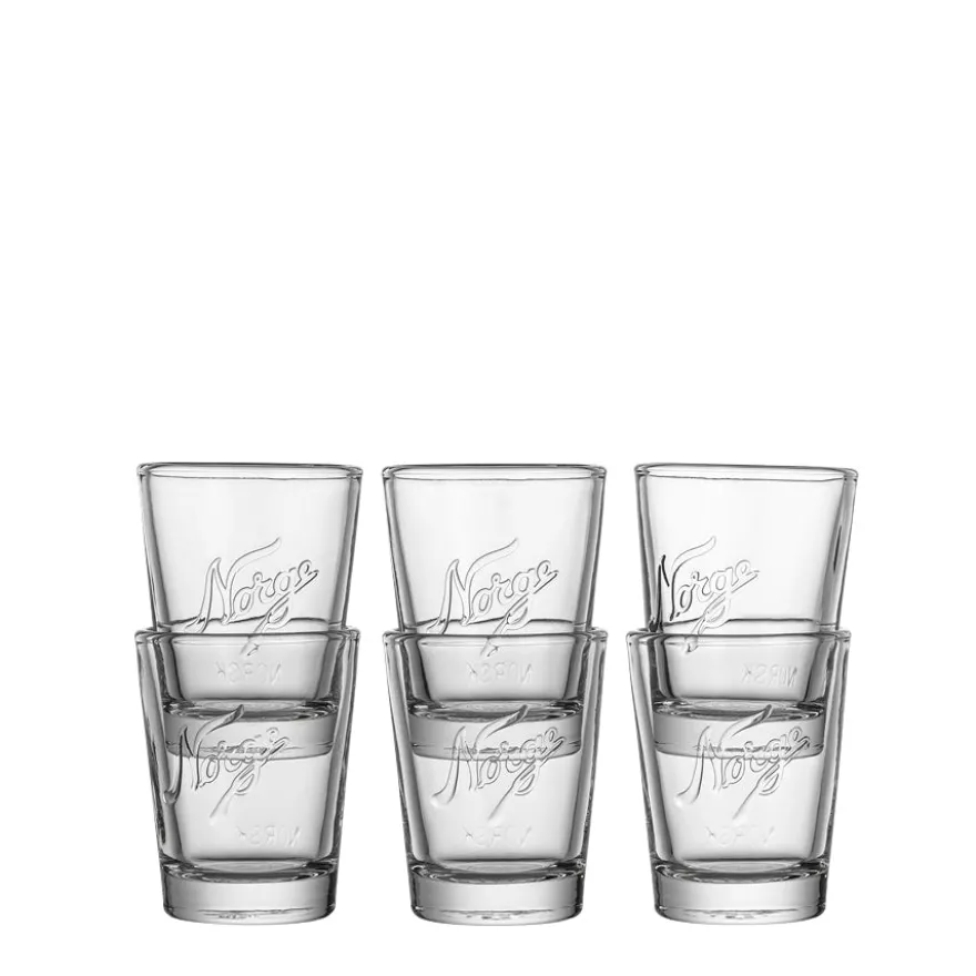 NORGESGLASSET SHOTGLASS 5 CL 6 STK