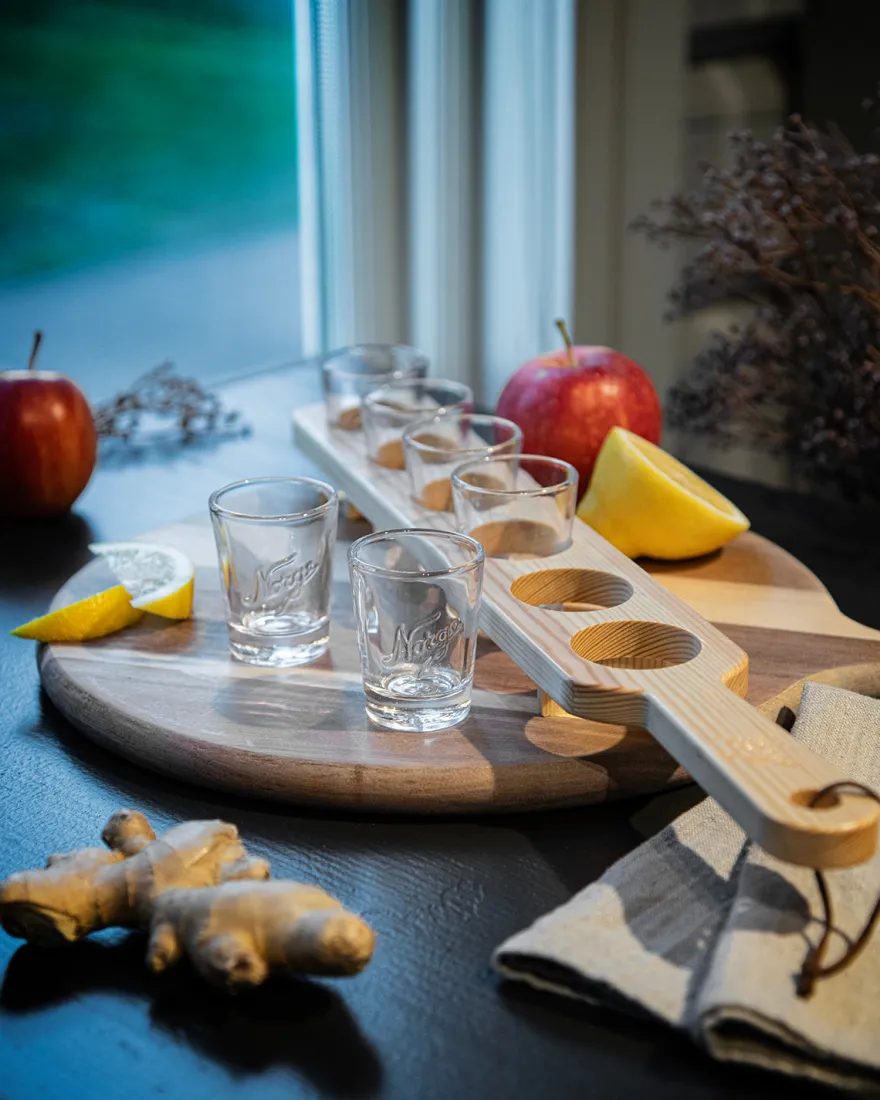 NORGESGLASSET SHOTGLASS 5 CL 6 STK FURUPLANKE