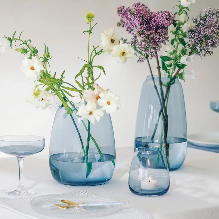 SICCORI VASE 11 CM HIMMELBLÅ
