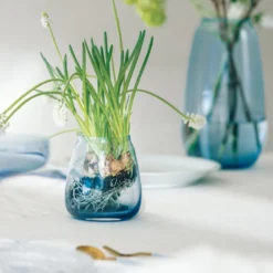 SICCORI VASE 11 CM HIMMELBLÅ
