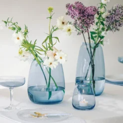 SICCORI VASE 20 CM HIMMELBLÅ