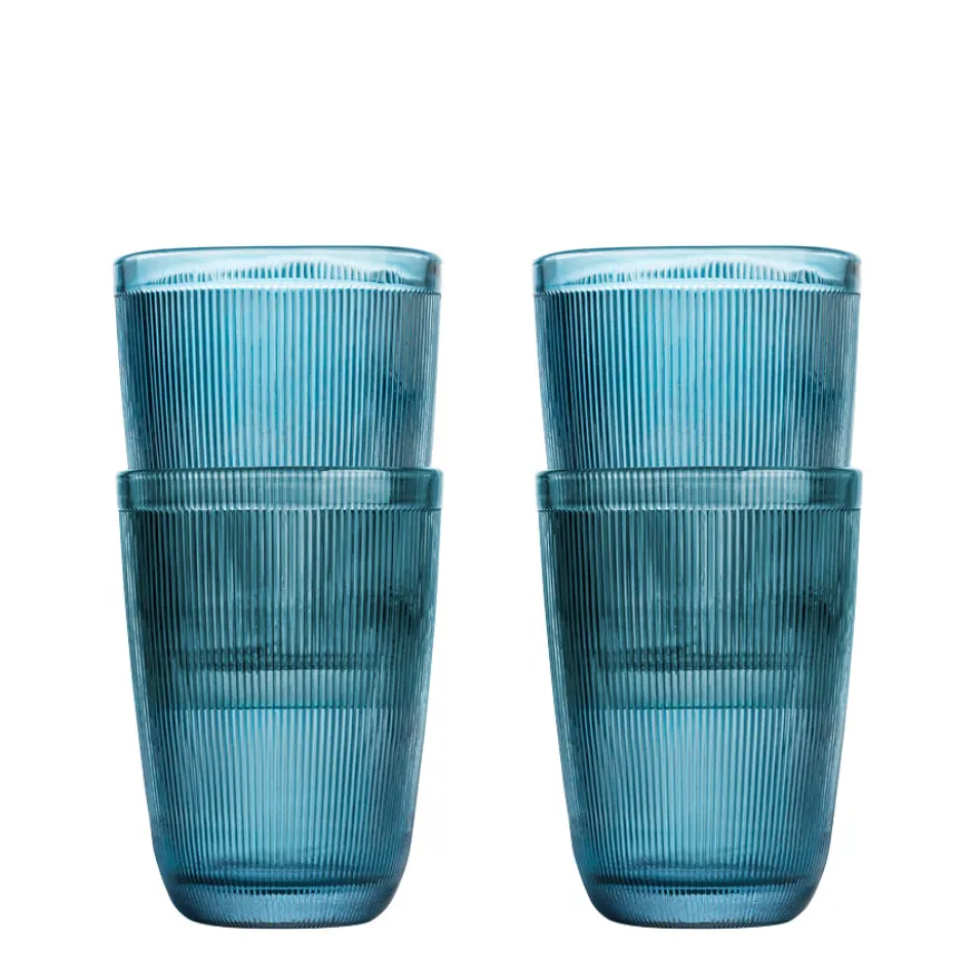 SIRI DRIKKEGLASS 30CL 4PK BLÅ