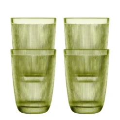 SIRI DRIKKEGLASS 30CL 4PK GRØNN