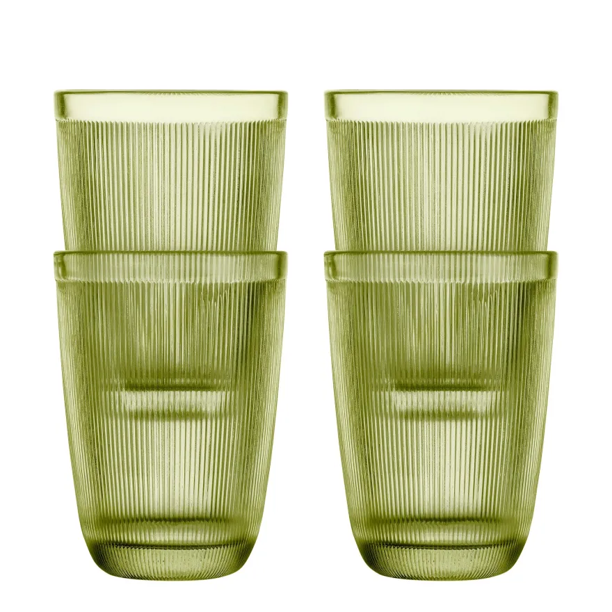 SIRI DRIKKEGLASS 30CL 4PK GRØNN