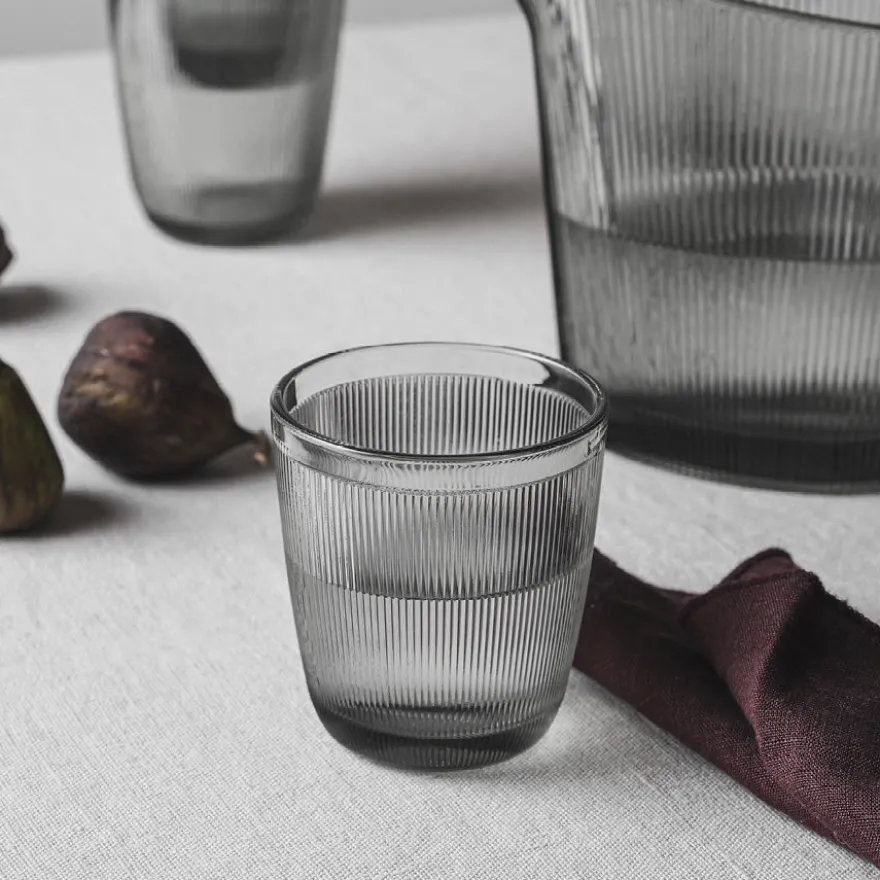 SIRI DRIKKEGLASS 20CL 6PK RØKGRÅ