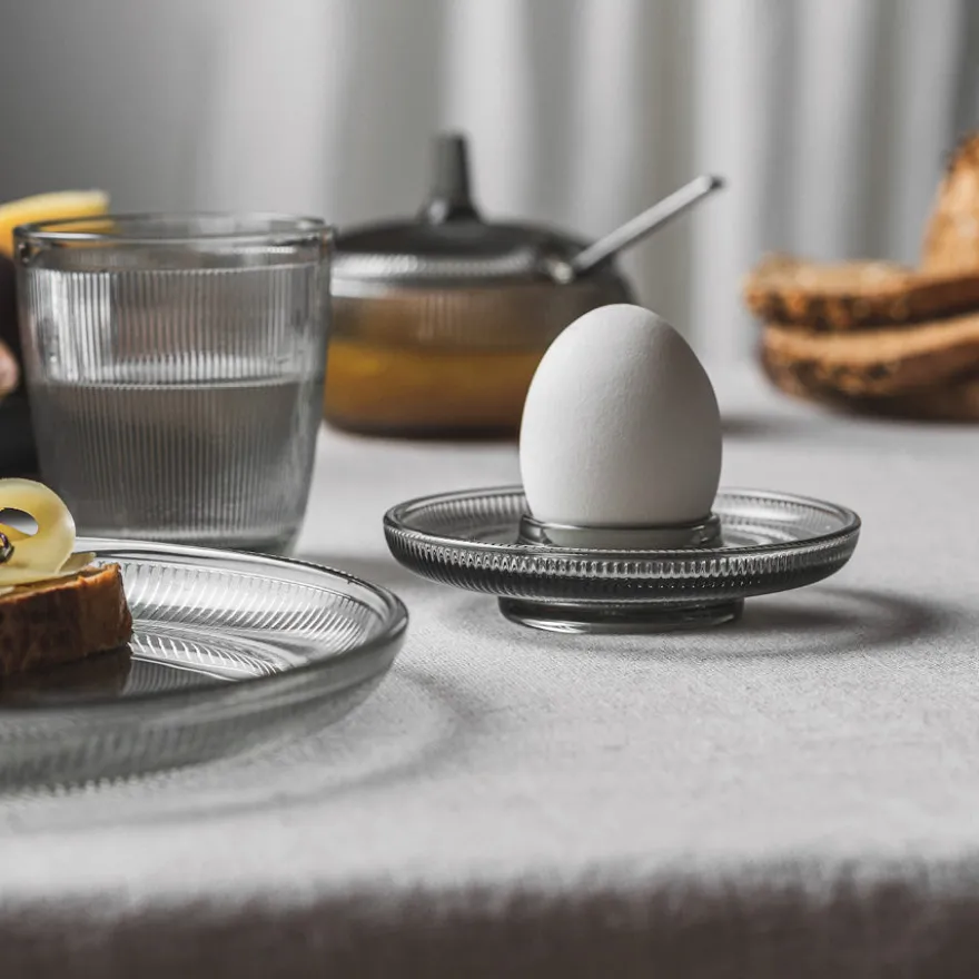 SIRI EGGEGLASS 4 PK RØKGRÅ