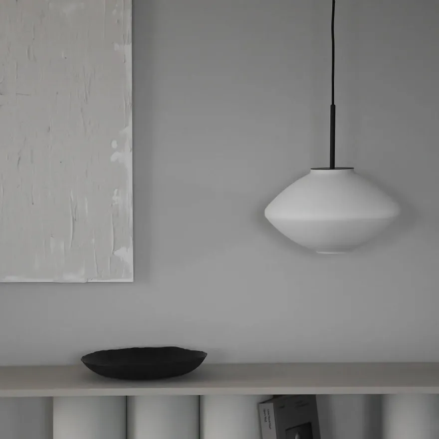 Taklampe 4280 Matt hvit