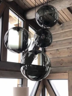 TAKLAMPE 4014 RØKGRÅ