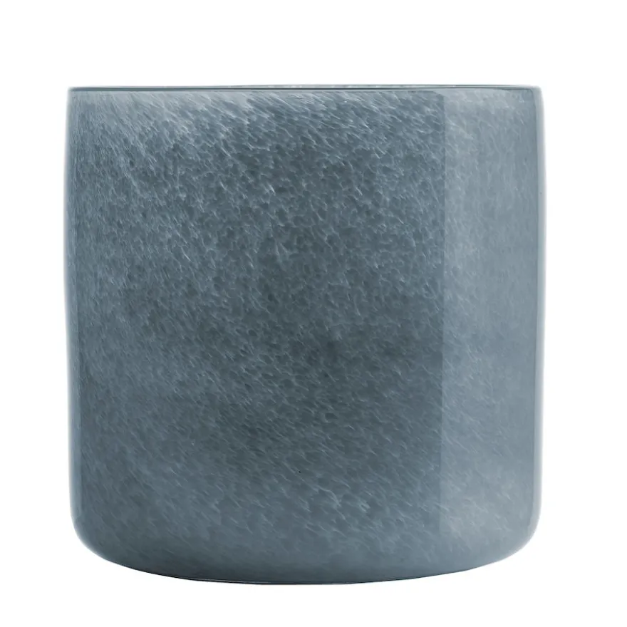 VASE MØRK GRÅ 18,5 CM